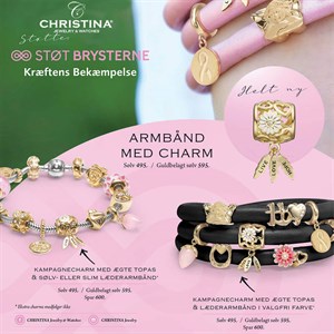 Støt Brysterne kampagne armbånd fra Christina Collect